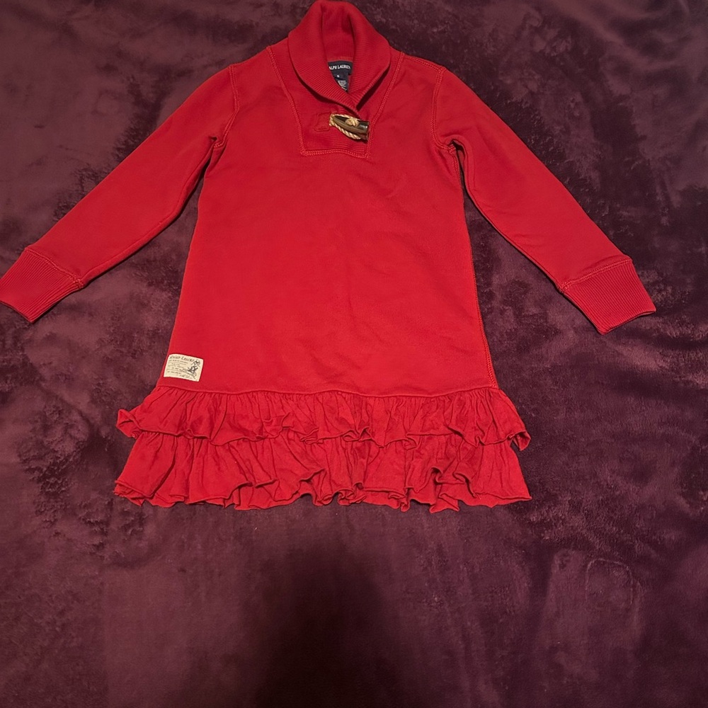Polo by Ralph Lauren Red Kids Dress